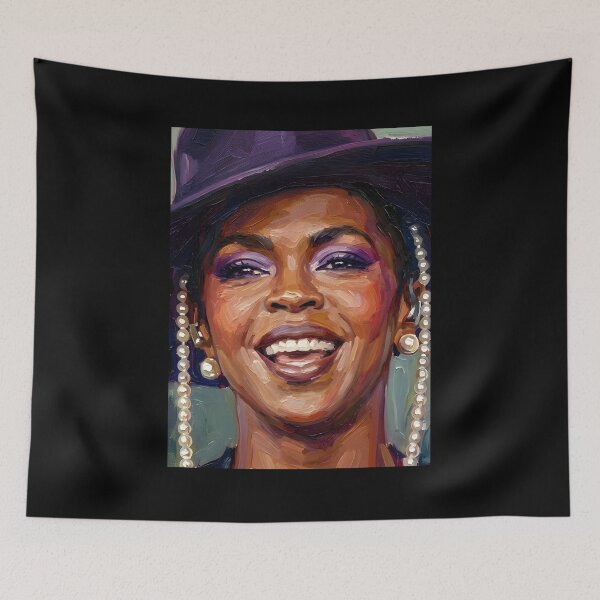 Item preview, Lauryn Hill Oil Painting designed and sold by maretsad.