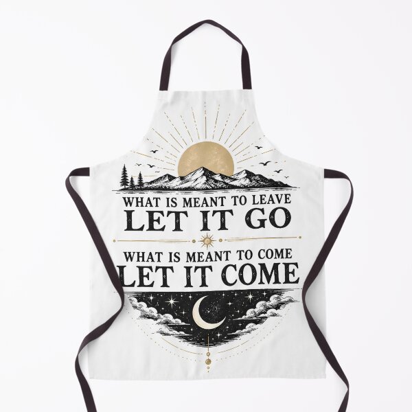 Item preview, What Is Meant to Leave, Let It Go – Spiritual Awakening Quote designed and sold by Rust & Soul.