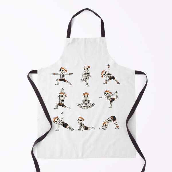 Item preview, Yoga Skeleton Pose Halloween Fitness Lover designed and sold by chattsuede.