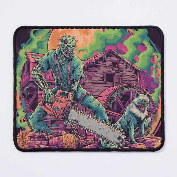 Item preview, Zombie Lumberjack Chainsaw Horror designed and sold by TOCOCLAWS.