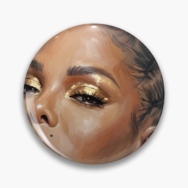 Item preview, Janet Jackson Oil Painting designed and sold by maretsad.