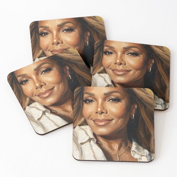 Item preview, Janet Jackson Oil Painting designed and sold by maretsad.