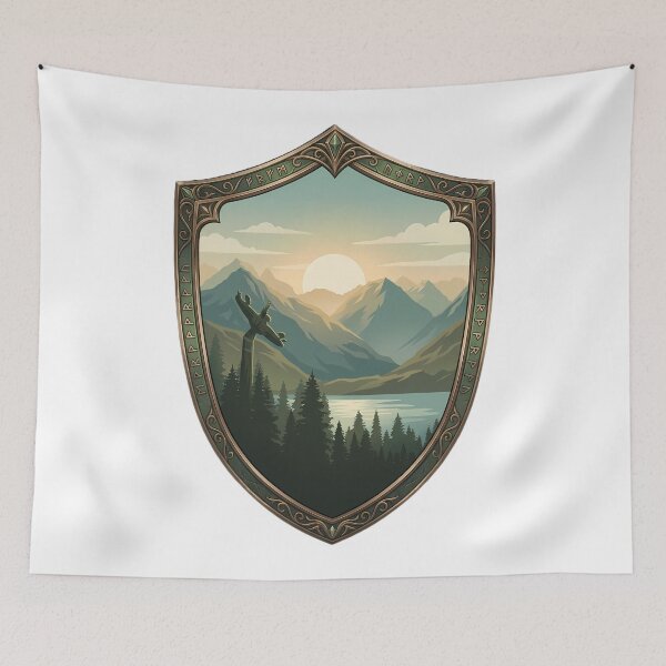Item preview, Endor - Forest Moon Nature Landscape designed and sold by FrontierCosmic.