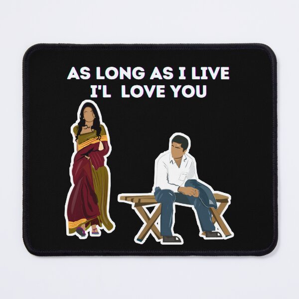 Item preview, VTV Vinnaithaandi Varuvaayaa – As Long As I Live I'll Love You | Simbu Trisha T-Shirt designed and sold by lexxclothing.