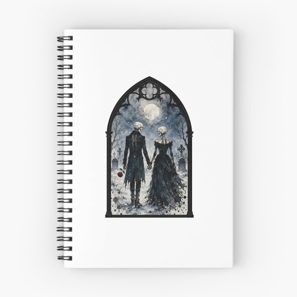 Item preview, Victorian Skeleton Couple Dark Gothic Romance designed and sold by chattsuede.