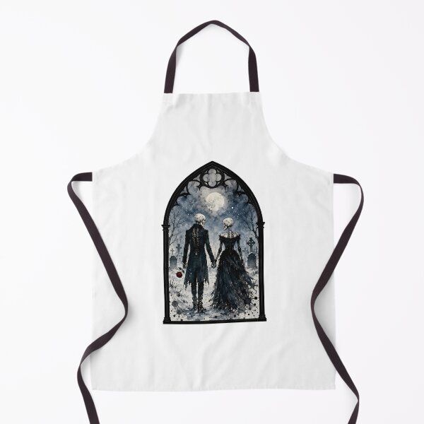 Item preview, Victorian Skeleton Couple Dark Gothic Romance designed and sold by chattsuede.