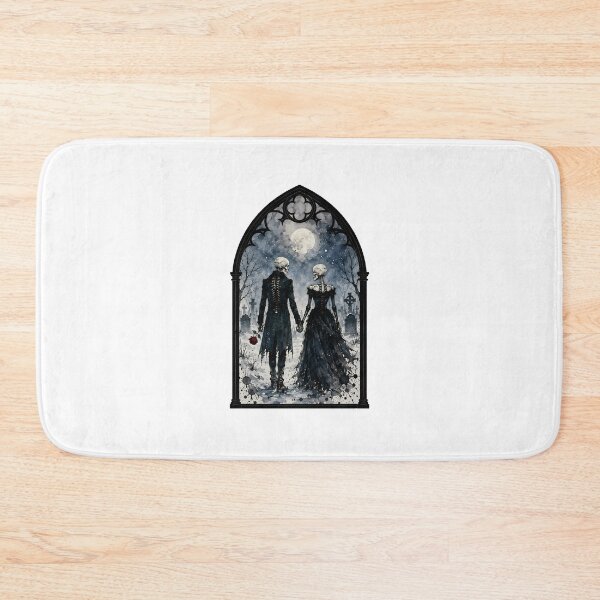 Item preview, Victorian Skeleton Couple Dark Gothic Romance designed and sold by chattsuede.