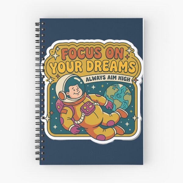 Item preview, Retro Astronauta Enfócate en tus sueños Espacio designed and sold by MuseAI.