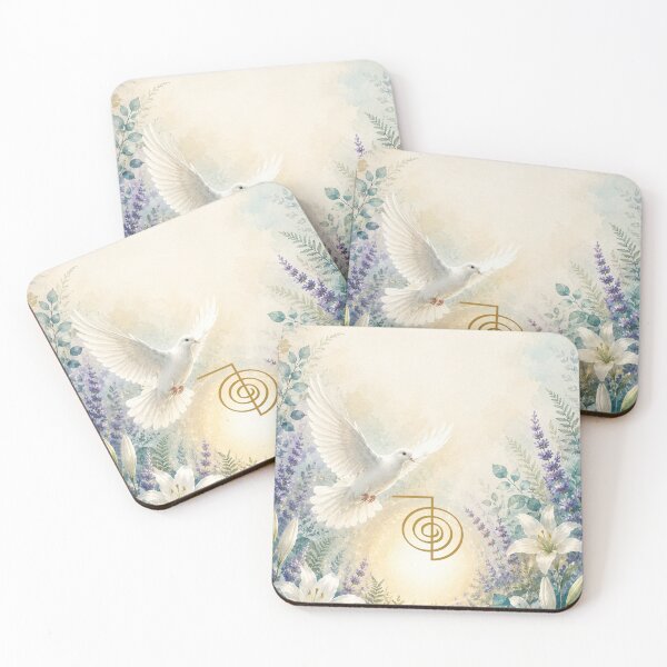 Item preview, DOVE WITH CHO KU REI  Peace Power Presence -Reiki Dove designed and sold by Enchanting World.