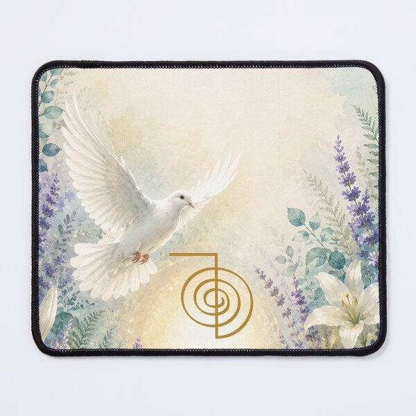 Item preview, DOVE WITH CHO KU REI Peace Power Presence -Reiki Dove designed and sold by Enchanting World.