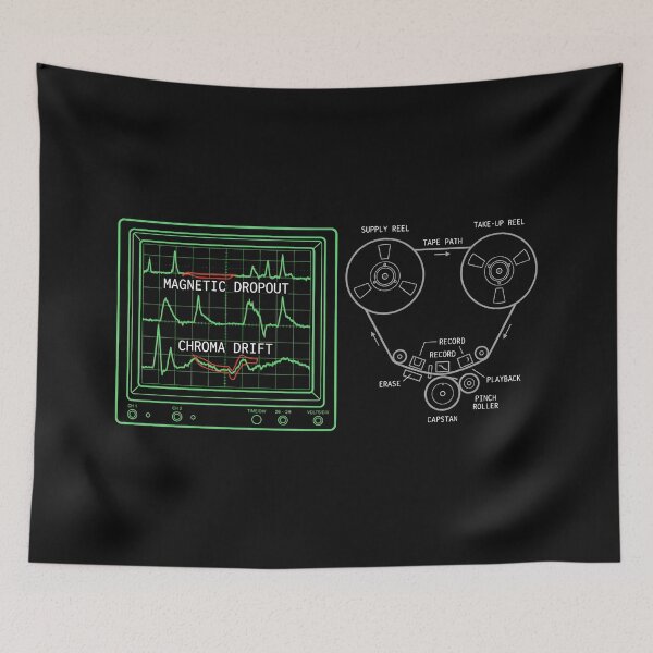Item preview, CRT Oscilloscope - Retro Audio Engineer Tech Art designed and sold by SplashTastic.