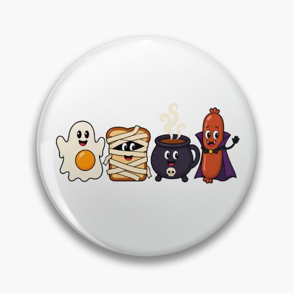 Item preview, Halloween Breakfast Monster Ghost Egg Mummy Toast designed and sold by chattsuede.