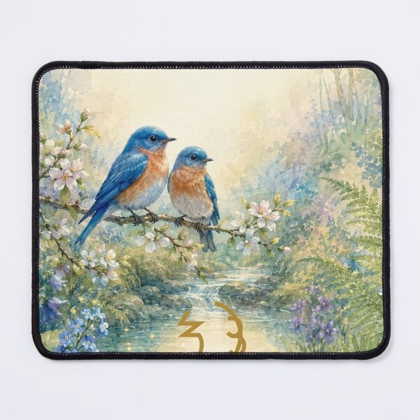 Item preview, BLUEBIRDS WITH SEI HE KI Harmony Returns – Reiki Bluebirds designed and sold by Enchanting World.