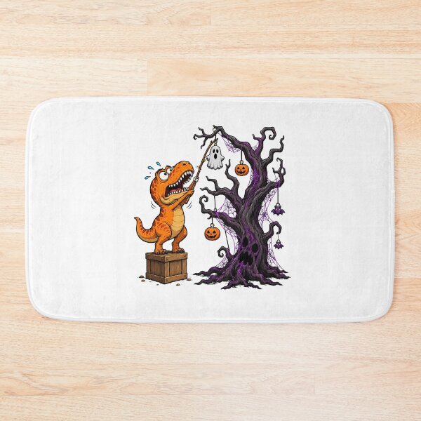 Item preview, T-Rex Hanging Halloween Ornament Dinosaur Humor designed and sold by chattsuede.