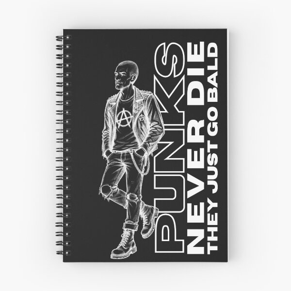 Item preview, Punks Never Die. They Just Go Bald designed and sold by print-ES.