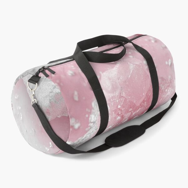 Item preview, Pink quartz crystal cluster rose geode silver foil macro background designed and sold by LYAN-STORE.
