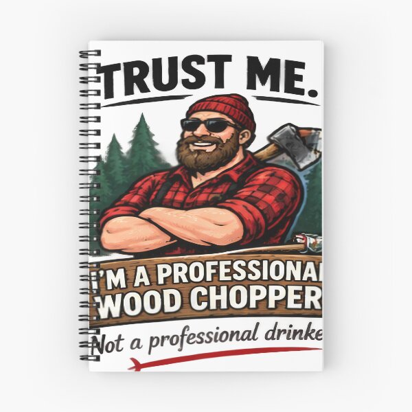 Item preview, Trust Me Im A Professional Wood Chopper Lumberjack Design designed and sold by FABIOLA1970.