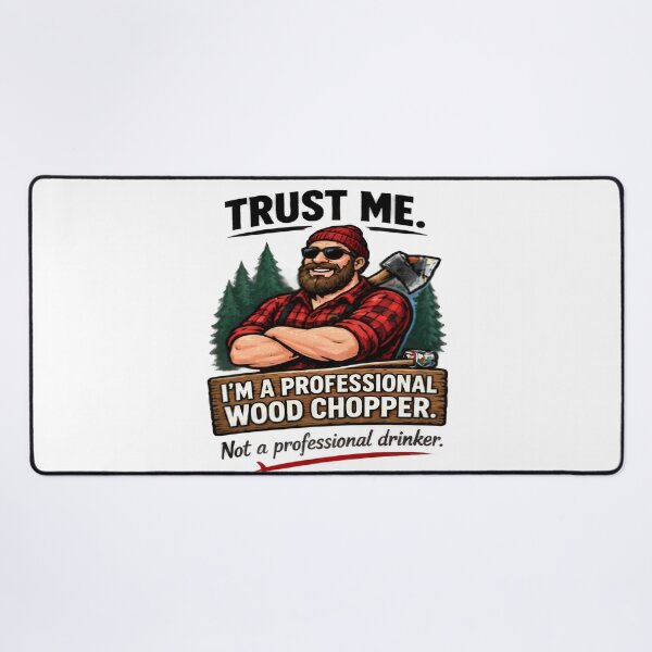 Item preview, Trust Me Im A Professional Wood Chopper Lumberjack Design designed and sold by FABIOLA1970.