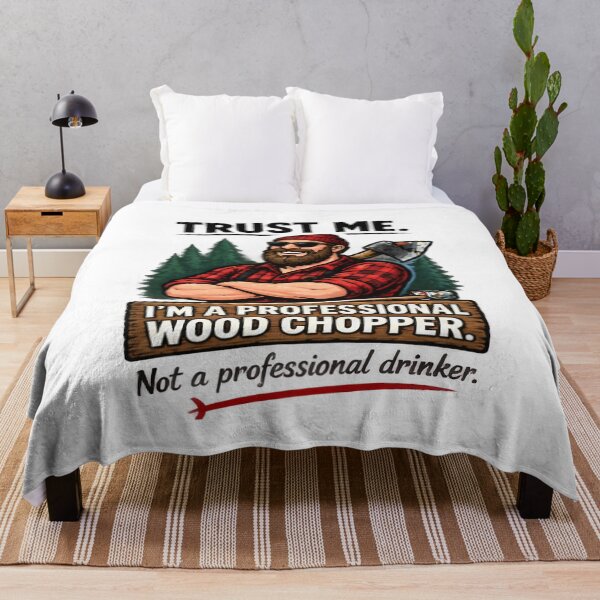 Item preview, Trust Me Im A Professional Wood Chopper Lumberjack Design designed and sold by FABIOLA1970.