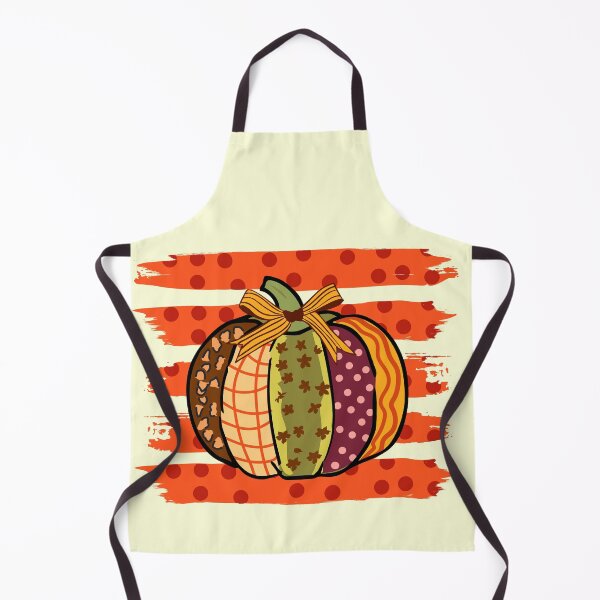 Item preview, Colorful Patchwork Pumpkinwith Bow & Preppy Stripes Polka Dot designed and sold by MaiZephyr.
