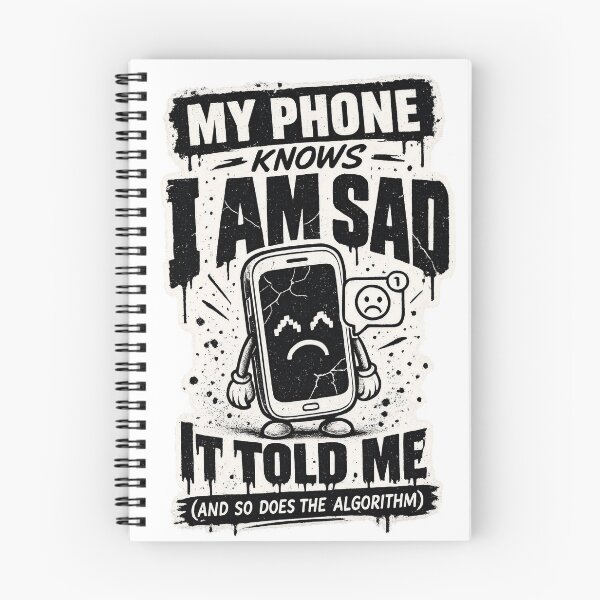 Item preview, My Phone Knows I Am Sad designed and sold by JMDG Studio.