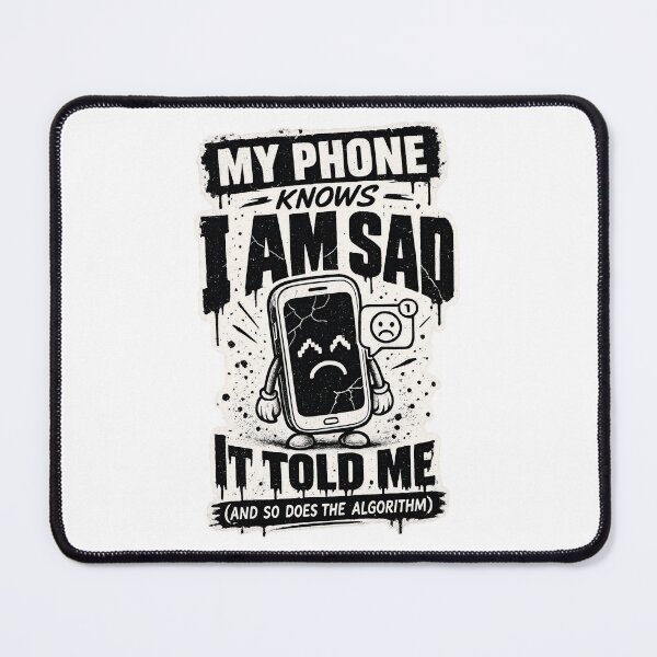 Item preview, My Phone Knows I Am Sad designed and sold by JMDG Studio.