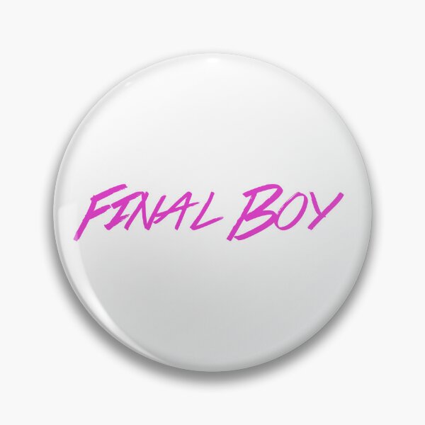 Item preview, Final Boy (Pink Text) designed and sold by FinalBoy1984.
