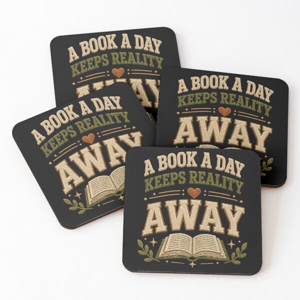Item preview, Book A Day Keeps Reality Away Bibliophile Reader designed and sold by markymaarty.