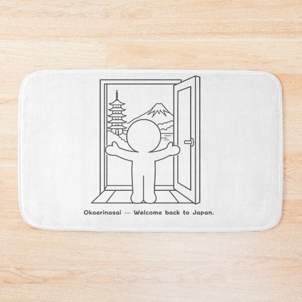 Item preview, Okaerinasai – Welcome Back to Japan | Mount Fuji & Pagoda designed and sold by japan-picto.