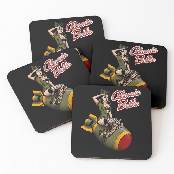 Item preview, World War II Pin-Up Girl Riding Atomic Bomb Tattoo designed and sold by kamilrohman.