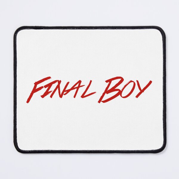 Item preview, Final Boy (Red Text) designed and sold by FinalBoy1984.