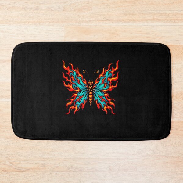 Item preview, Fiery Blue Butterfly With Flame Wings designed and sold by elderberry.