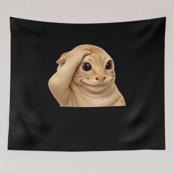 Item preview, Funny Funny Bashful Cat Reaction Meme Art designed and sold by elderberry.