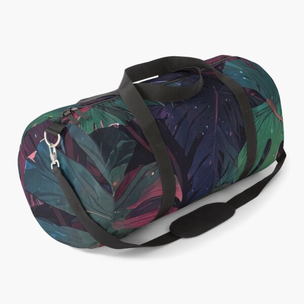 Item preview, Dark Tropical Monstera Leaves Pink Emerald Jungle Botanical Pattern designed and sold by LYAN-STORE.