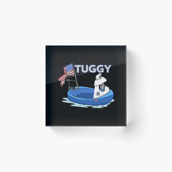 Item preview, Tuggy Boat Toy American Flag designed and sold by Trash-Wares.