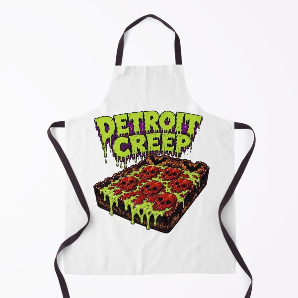 Item preview, Detroit Horror Pizza Creep Skull Slime Halloween designed and sold by chattsuede.