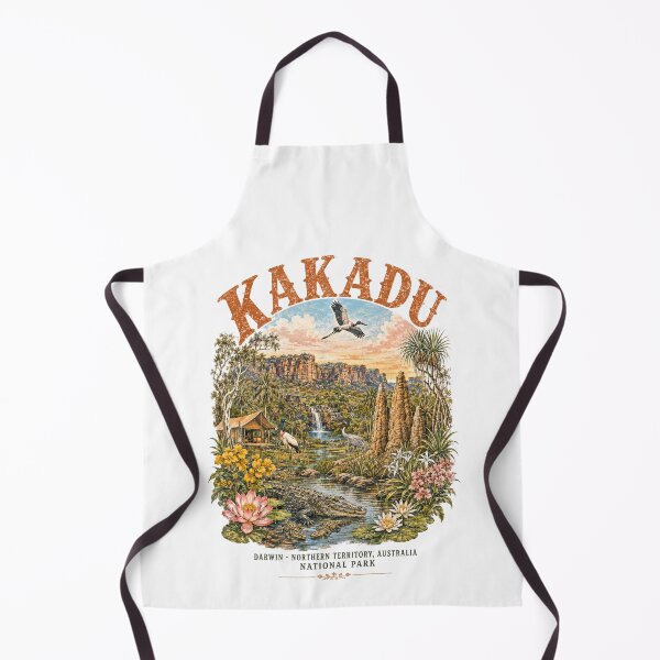 Item preview, Kakadu National Park Vintage Travel Darwin Northern Territory Top End Australia Wildlife Art designed and sold by Yellowriversss.