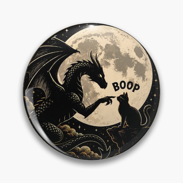 Item preview, Dragon Boop Funny Cat Medieval Fantasy Dragon designed and sold by gordonbwyashop.