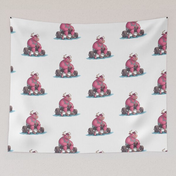 Item preview, Pink Gym Cow – a gift for gym lovers designed and sold by FMproject.