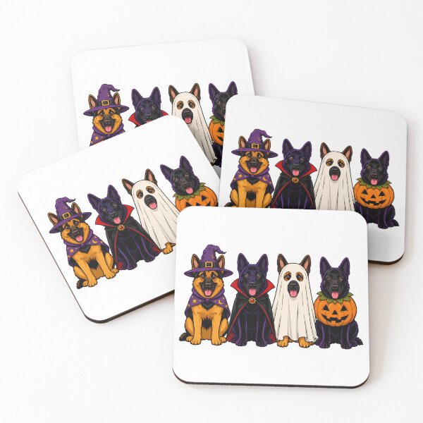 Item preview, Halloween German Shepherd Dogs Spooky Costume Squad designed and sold by chattsuede.