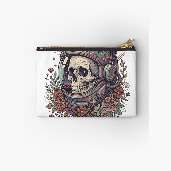 Item preview, Space Voyager Skull Astronaut Floral Cosmic Retro Illustration designed and sold by iwzzuel.