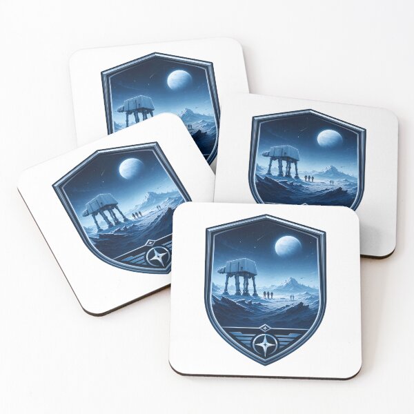 Item preview, Nighttime AT-AT Walker on Hoth  designed and sold by FrontierCosmic.
