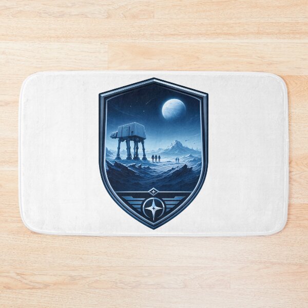 Item preview, Nighttime AT-AT Walker on Hoth  designed and sold by FrontierCosmic.