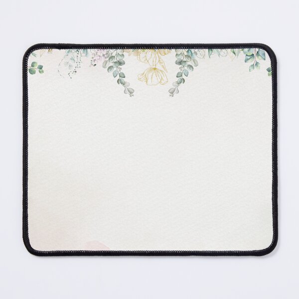 Item preview, Elegant watercolor background with hanging eucalyptus branches and gold accents designed and sold by Diseño que alegran tu día.