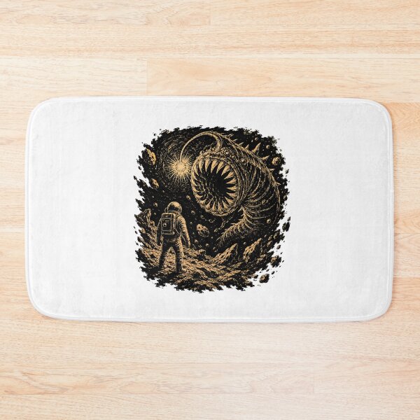 Item preview, Cosmic Horror Astronaut Space Worm Anglerfish Monster designed and sold by chattsuede.