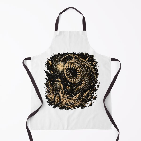 Item preview, Cosmic Horror Astronaut Space Worm Anglerfish Monster designed and sold by chattsuede.