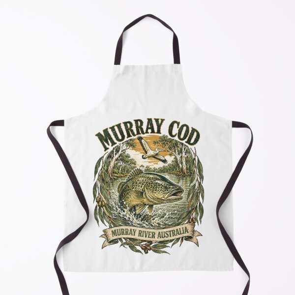 Item preview, Murray Cod Murray River Australia Vintage Fishing Freshwater Cod Retro designed and sold by Yellowriversss.