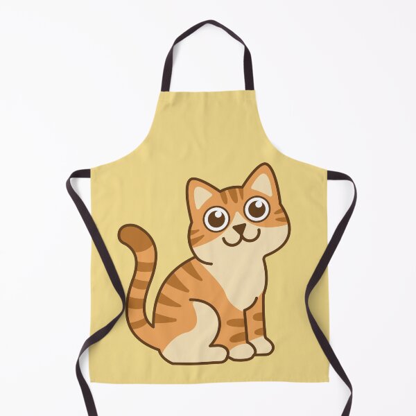 Item preview, The orange tabby cat with big, round eyes is sitting there, smiling sweetly at you. designed and sold by thailerd.