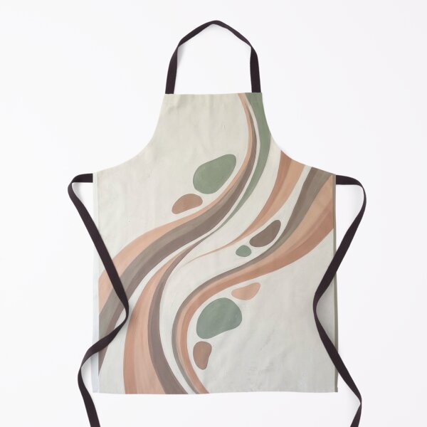 Item preview, Sage Movement - Flowing Abstract Earth Tone Painting designed and sold by Zaramodo.