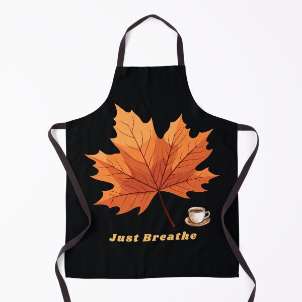 Item preview, Just Breathe Autumn Maple Leaf Coffee Cozy Design designed and sold by CHANCHANAI.